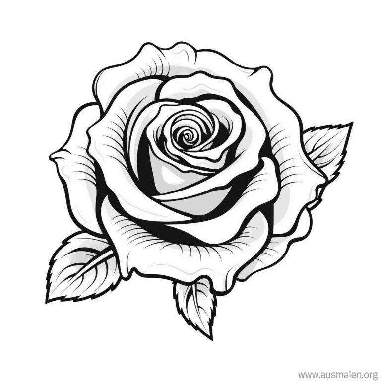 Ausmalbilder Blumen zum Ausdrucken - Kostenlose Malvorlagen