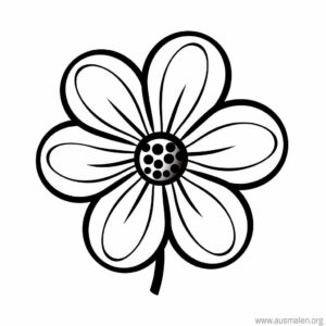 ausmalbild-blume-3
