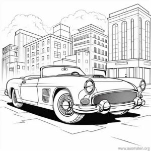 ausmalbild-cabriolet