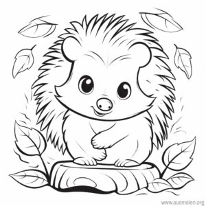 ausmalbild-igel
