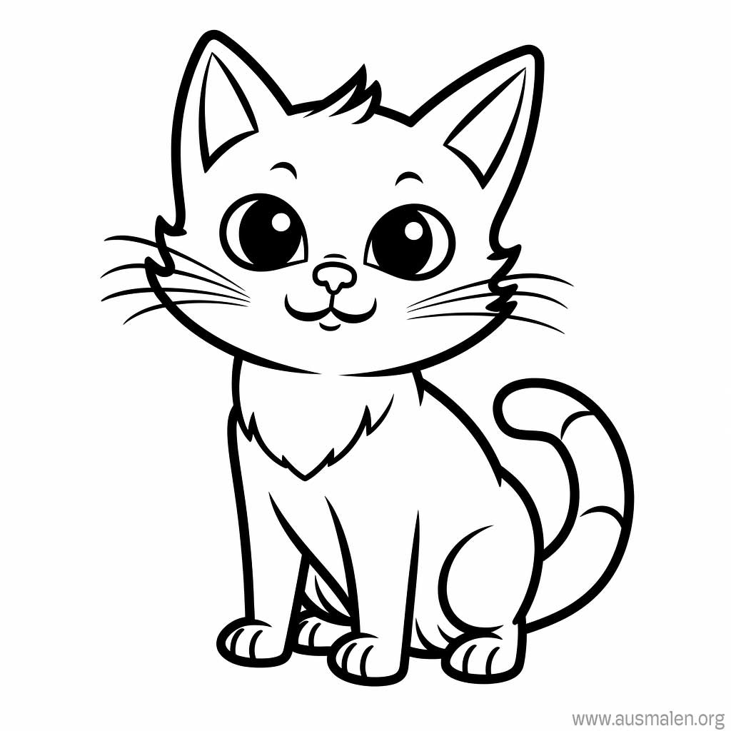 Katzen ausmalen: Entspannung, Kreativität und Spaß für Groß und Klein! (Ausmalbilder Kostenlos)