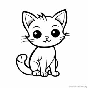 katze-ausmalbild