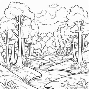 malvorlage-wald