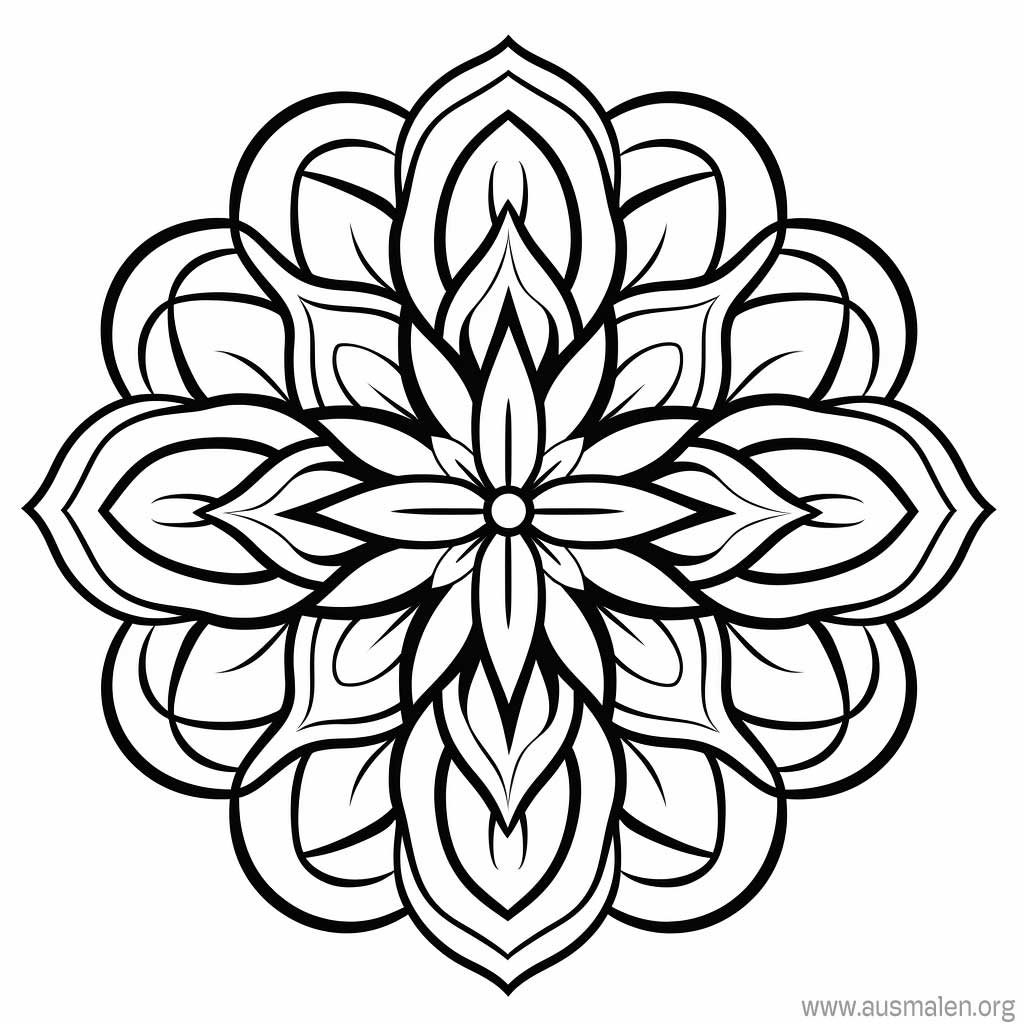  Foto zu Mandala zum Ausmalen - Kostenlos ausdrucken 