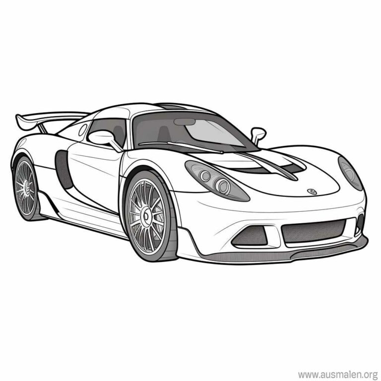  Ausmalbilder Autos zum Ausdrucken - Kostenlose Malvorlagen 