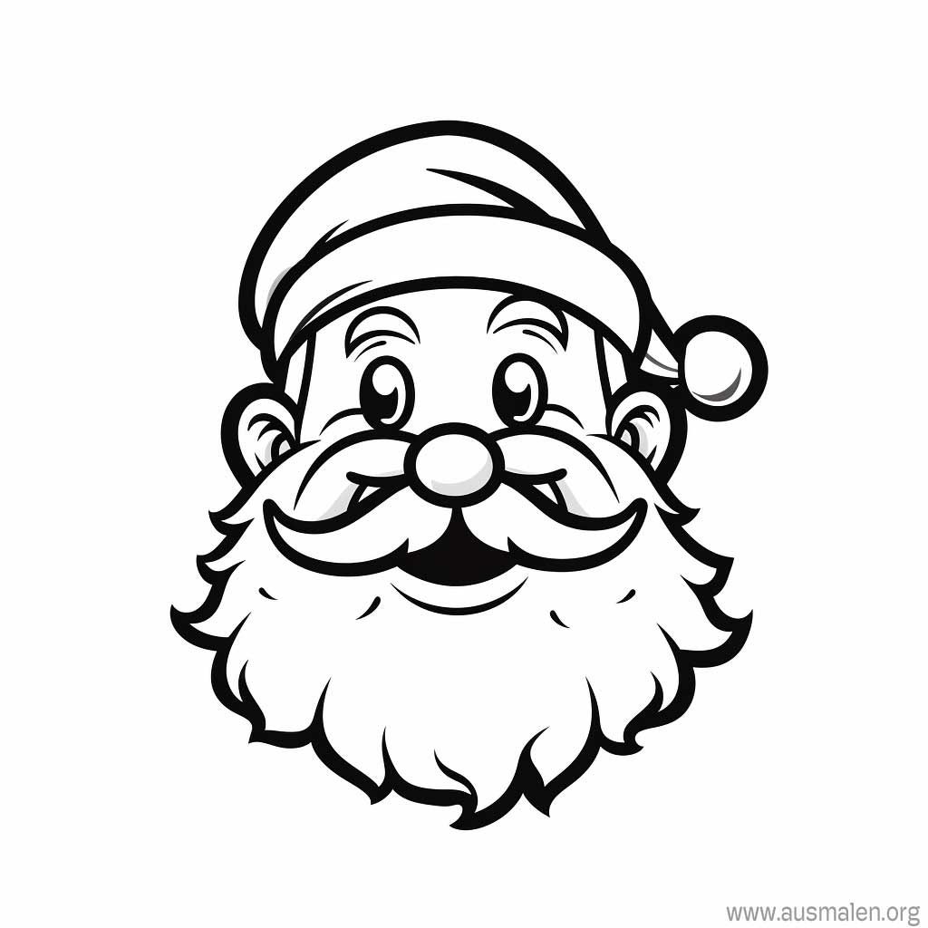  Ausmalbilder Weihnachtsmann zum Ausdrucken - Kostenlose Malvorlagen Bildidee 