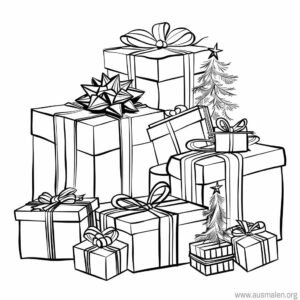 malvorlage-geschenke