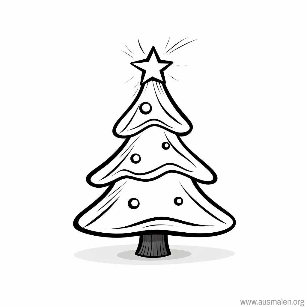 Ausmalbilder Tannenbaum zum Ausdrucken Kostenlose Malvorlagen